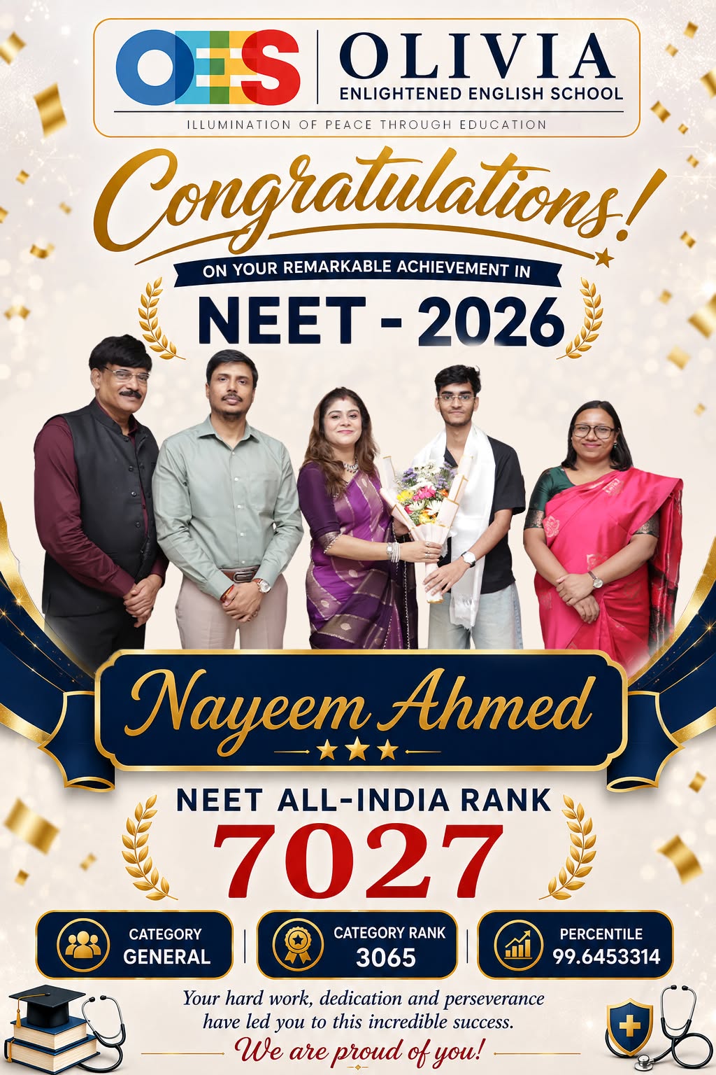 NEET ACHIEVERS FELICITATED